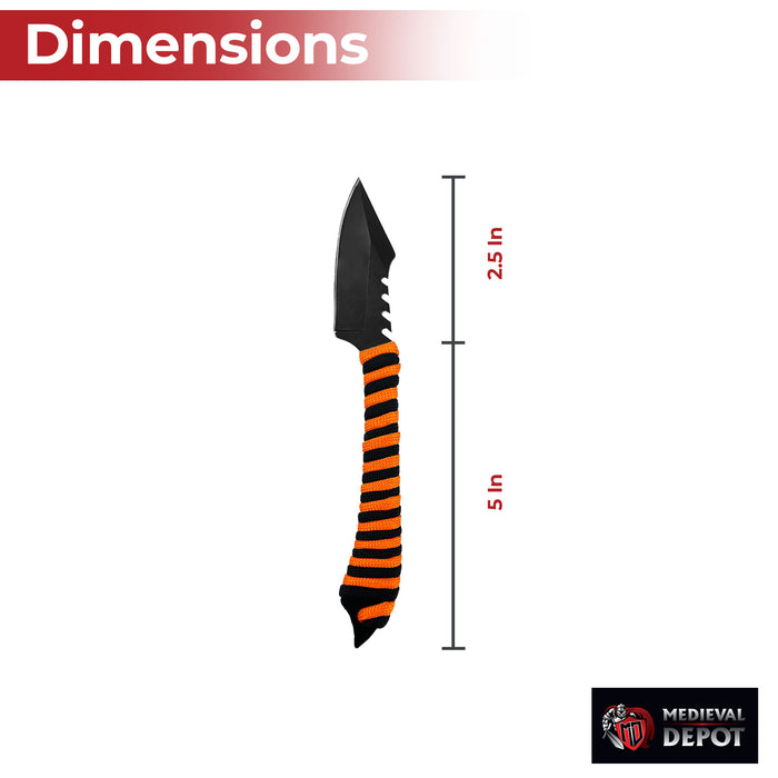 Tiger Stripe Throwing knife set