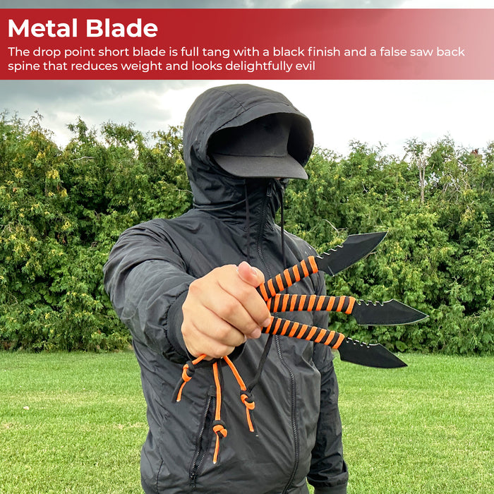 Tiger Stripe Throwing knife set