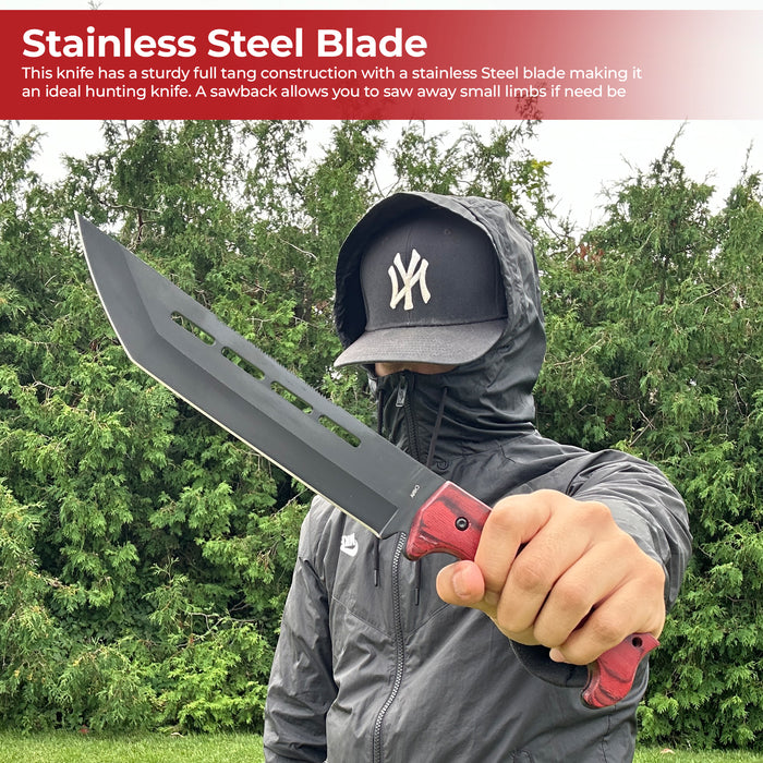 Sawback Feral Instincts Hunting Knife