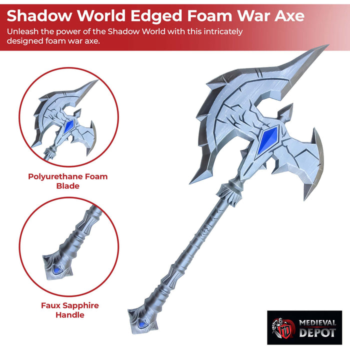 Shadow World Edged Foam War Axe