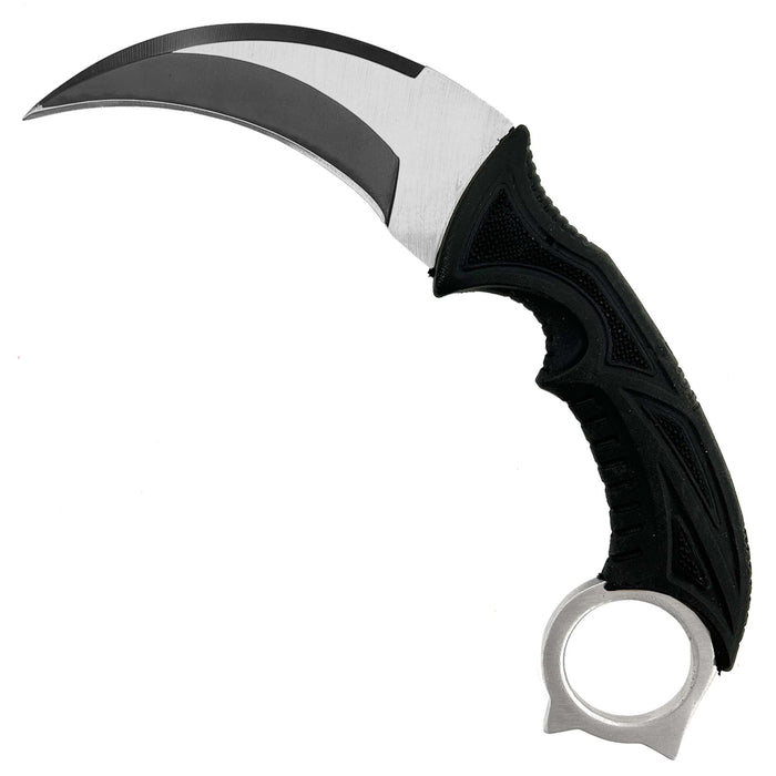 Silver Back Stalker Fixed Blade Survival Karambit