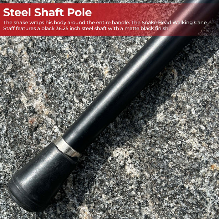 Snake Head Walking Cane Staff