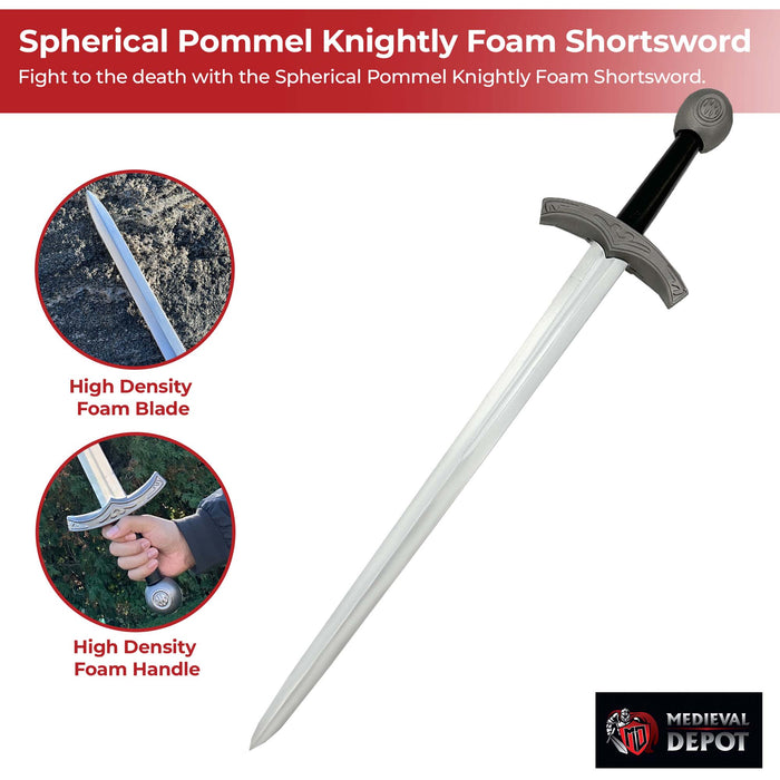 Spherical Pommel Knightly Foam Shortsword