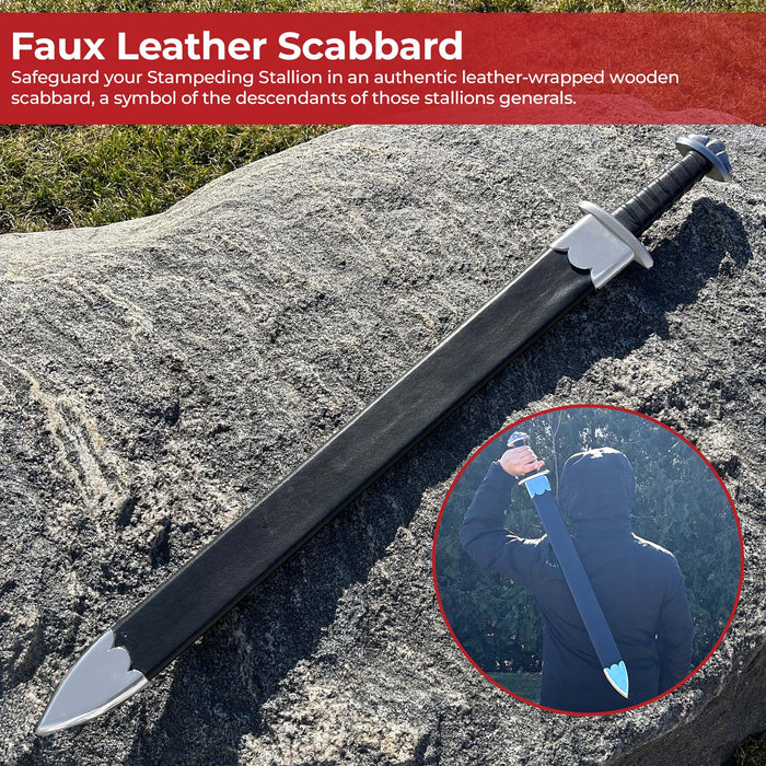 Stampeding Stallion Functional Replica Medieval Sword