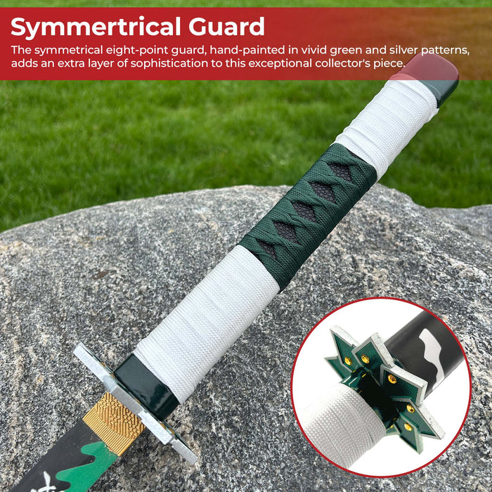 Sanemi Shinazugawa Demon Slayer Replica Wind Hashira Nichirin Katana Sword