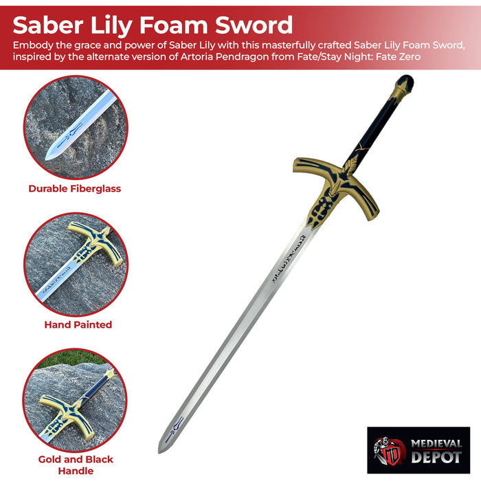 Saber Lily Foam Sword Regal Caliburn Replica