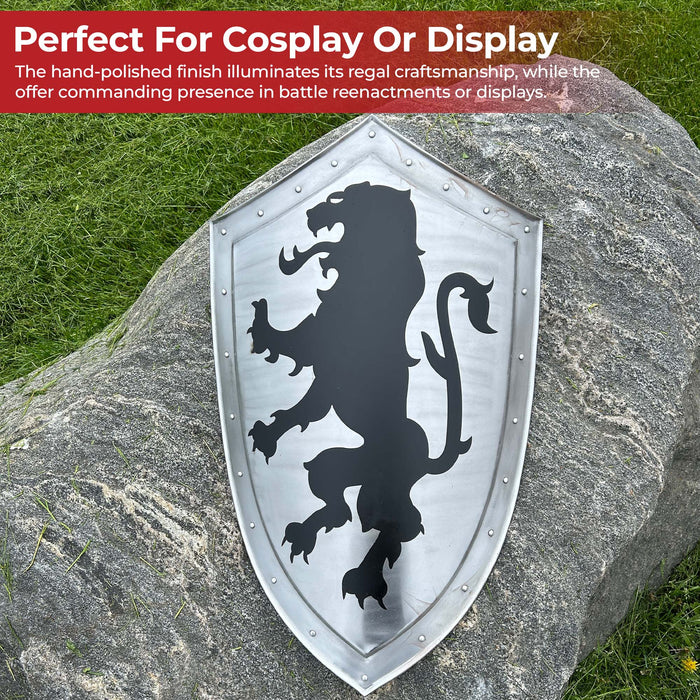 Scottish Rampant Lion Crusader Shield