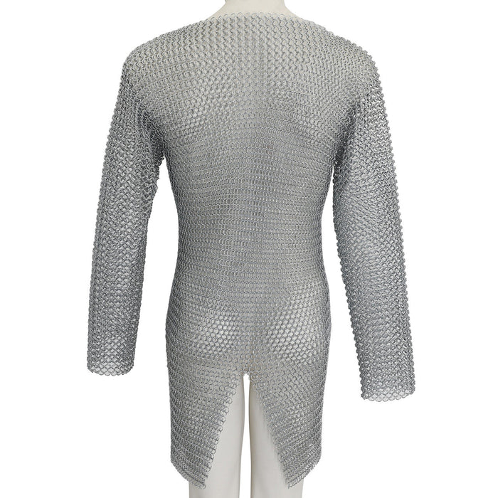 Split-Tail Carbon Steel Chainmail Shirt