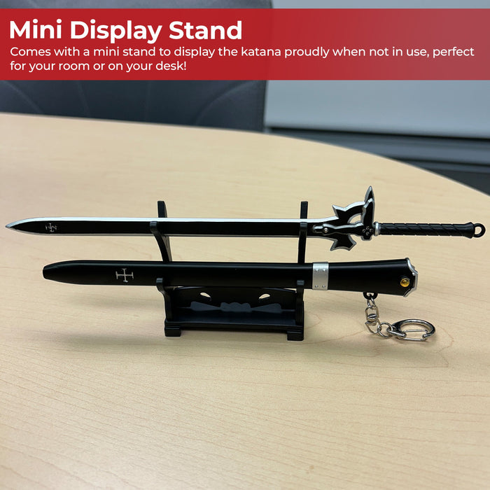 Spring Action Popup Mini Katana Keychain Kirito’s Elucidator Edition