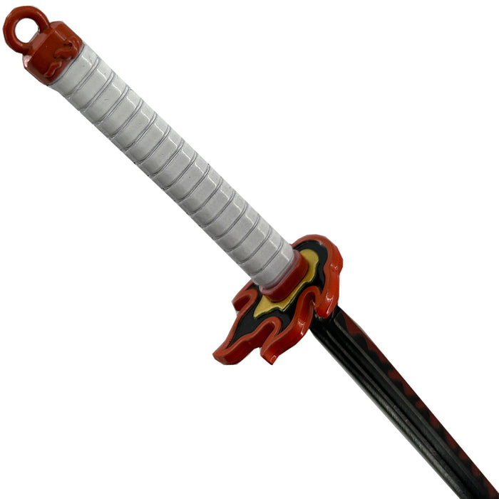Spring Action Popup Mini Katana Keychain Rengoku Katana Edition