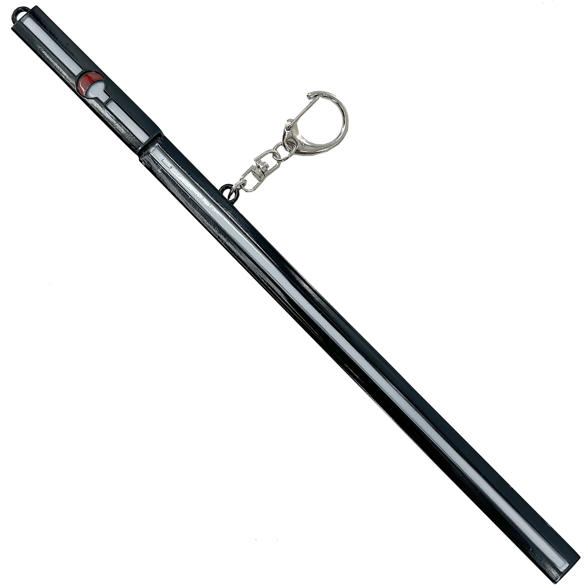 Spring Action Popup Mini Katana Keychain Sasuke Katana Black