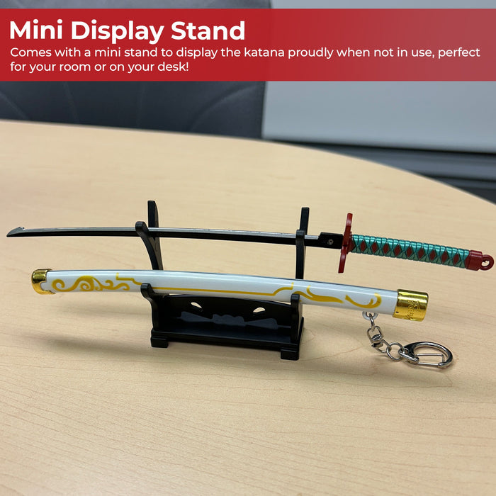 Spring Action Popup Mini Katana Keychain Kocho Shinobu Edition