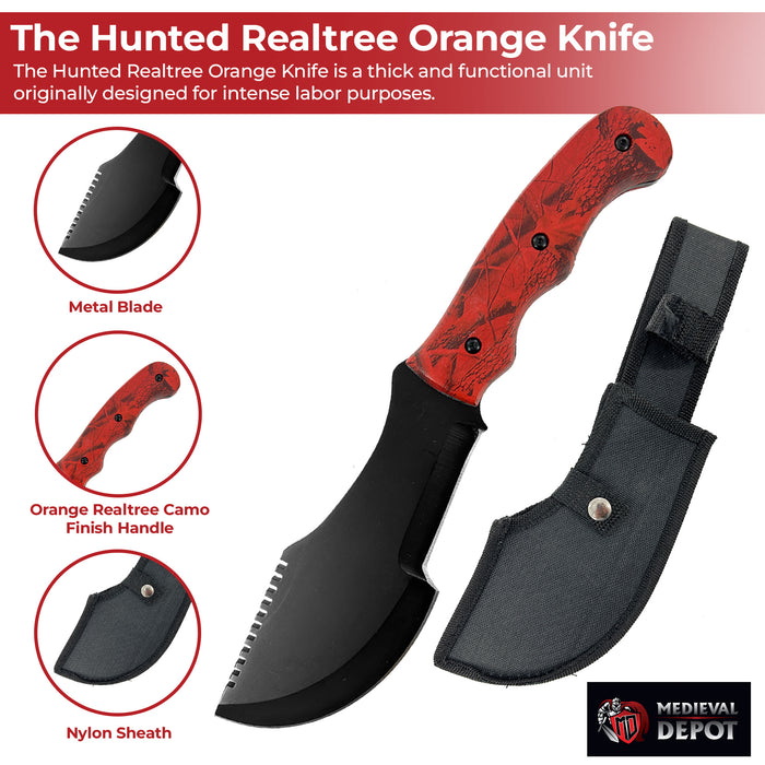 The Hunted Realtree Orange Knife
