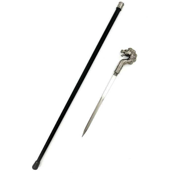 Thoroughbred Show Horse Sword Cane