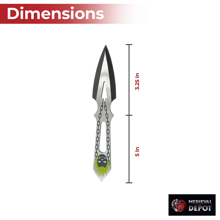 Unchained Demon 3 Piece Pro-Balance Throwing Knives