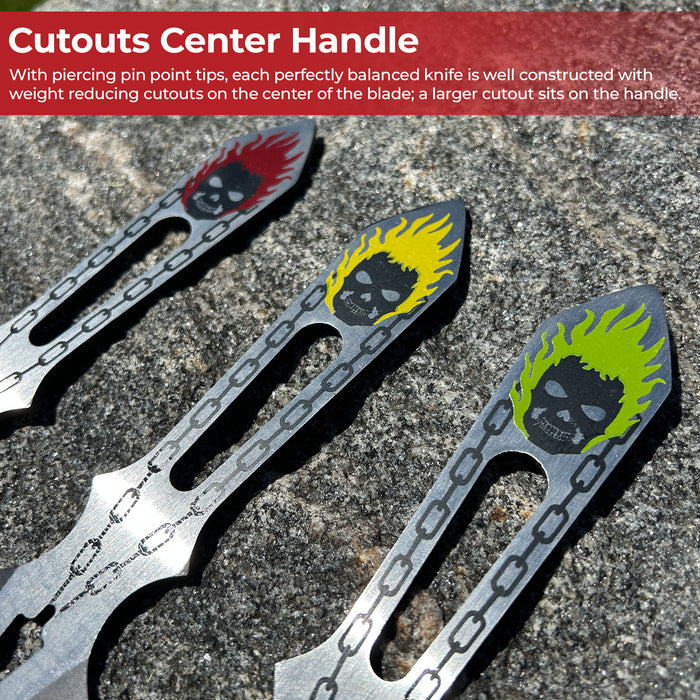 Unchained Demon 3 Piece Pro-Balance Throwing Knives