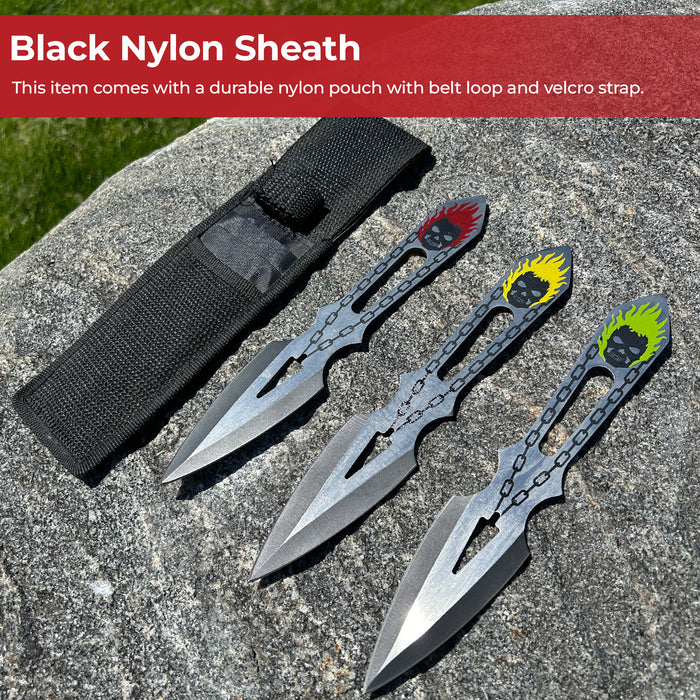 Unchained Demon 3 Piece Pro-Balance Throwing Knives