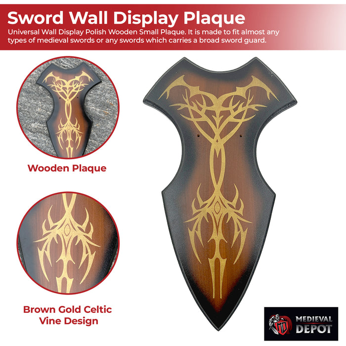 Universal Sword Wall Display Plaque
