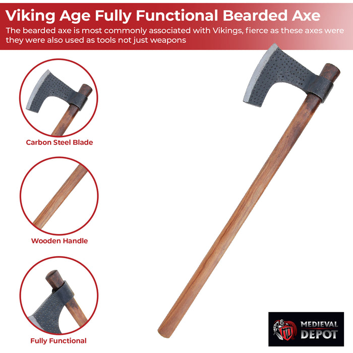 Viking Age Fully Functional Bearded Axe