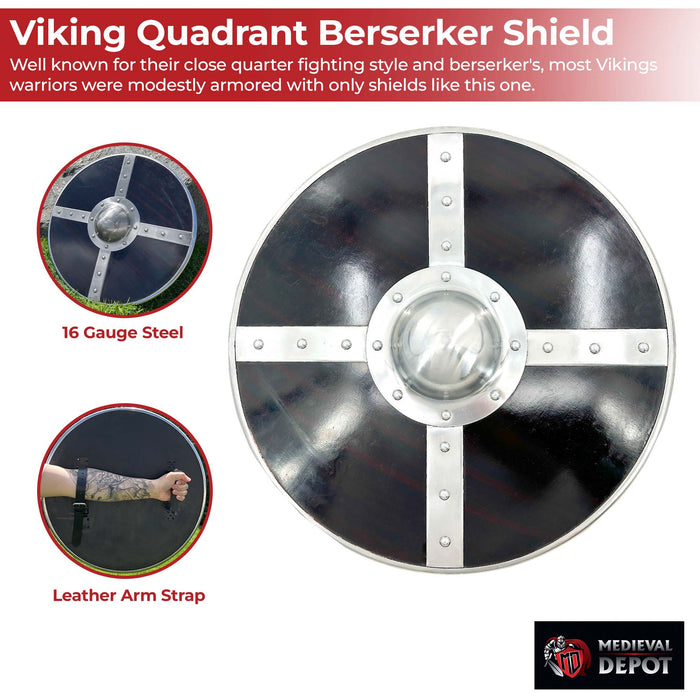 Viking Quadrant Berserker Shield