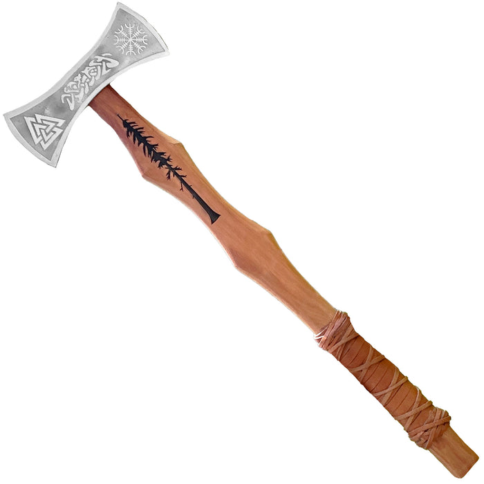 Viking Warrior Double-Headed Carbon Steel Outdoor Axe