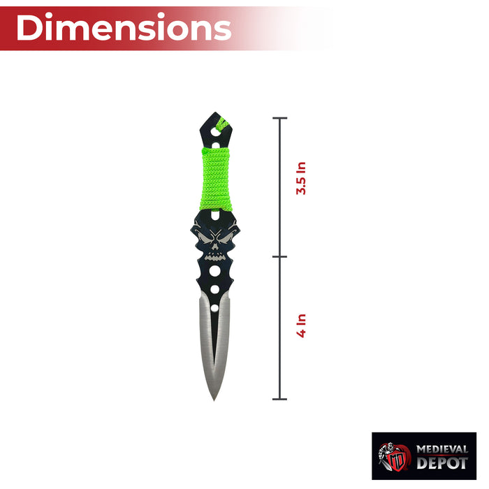 Virulence Three-Piece Throwing Knives