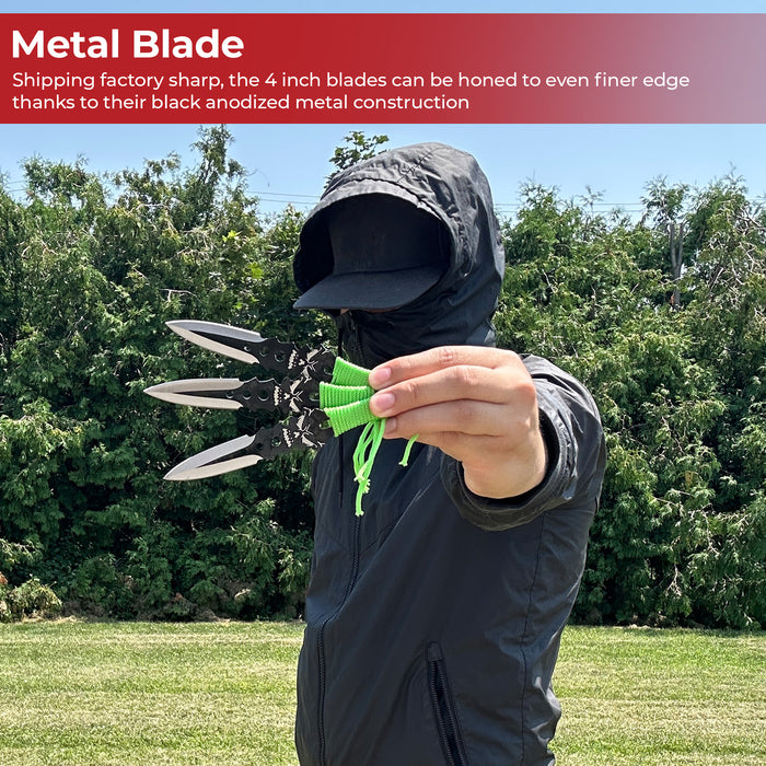 Virulence Three-Piece Throwing Knives