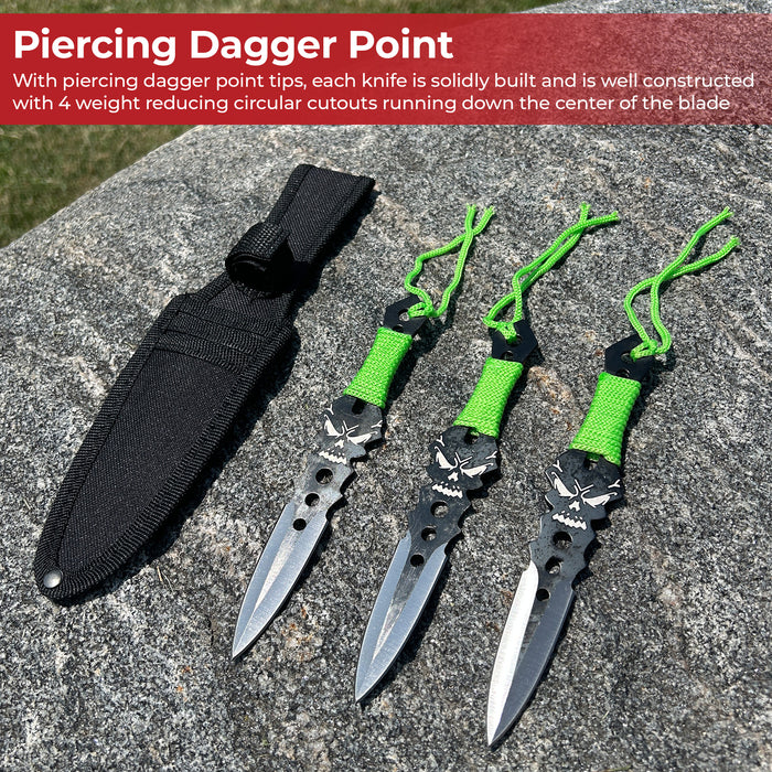 Virulence Three-Piece Throwing Knives