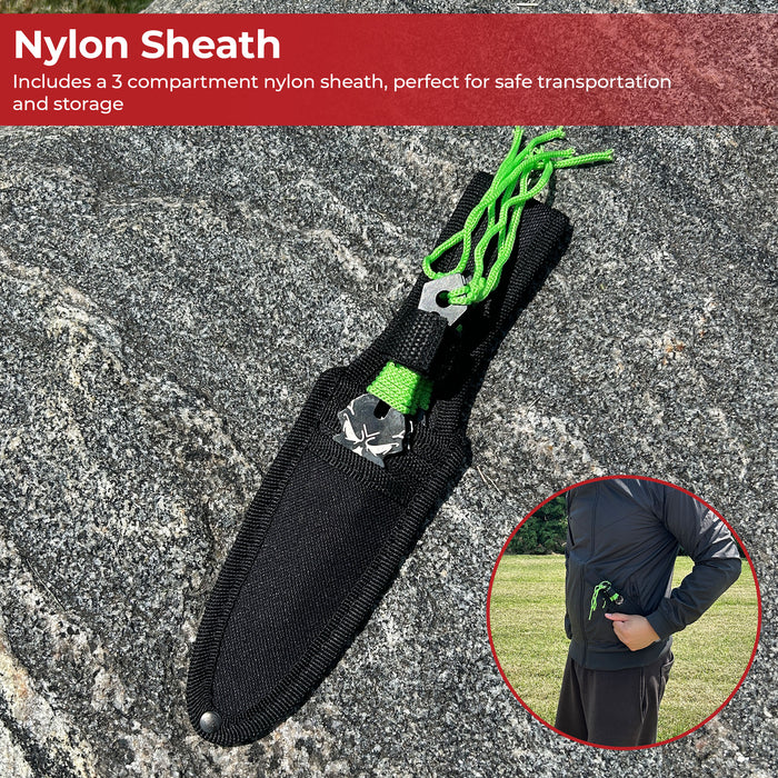 Virulence Three-Piece Throwing Knives