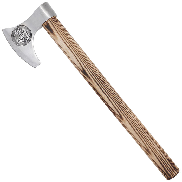 Warhorse High Carbon Forged Steel Bearded Axe