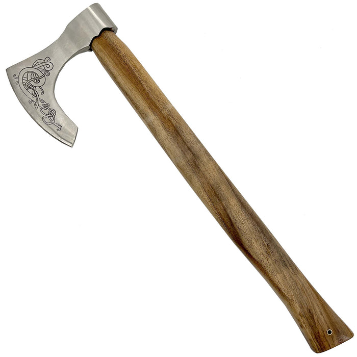 Warrior Shield Maiden Norse Viking Battle Axe | Plain Handle