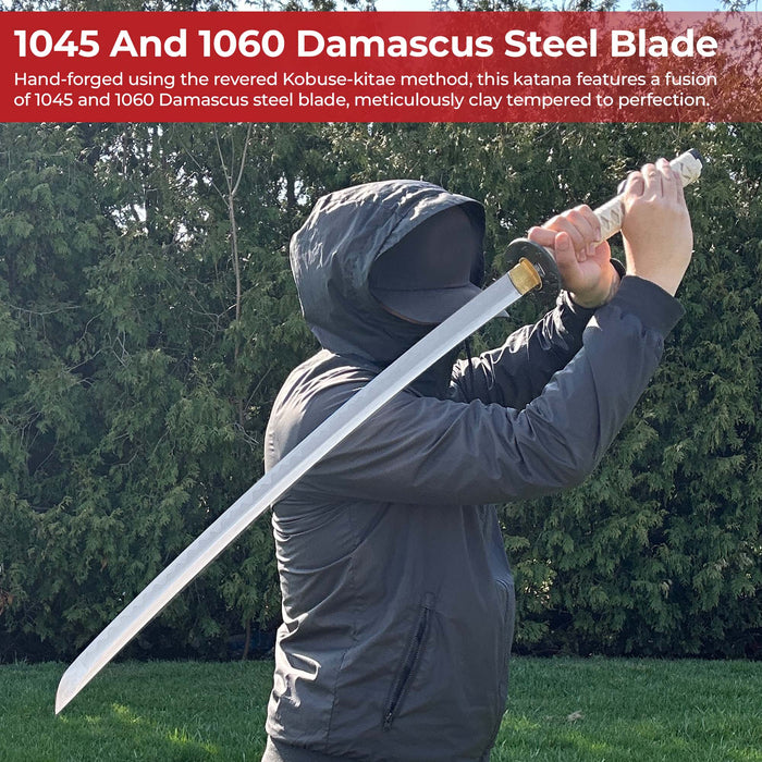 White Lotus Kobuse-Kitae Katana