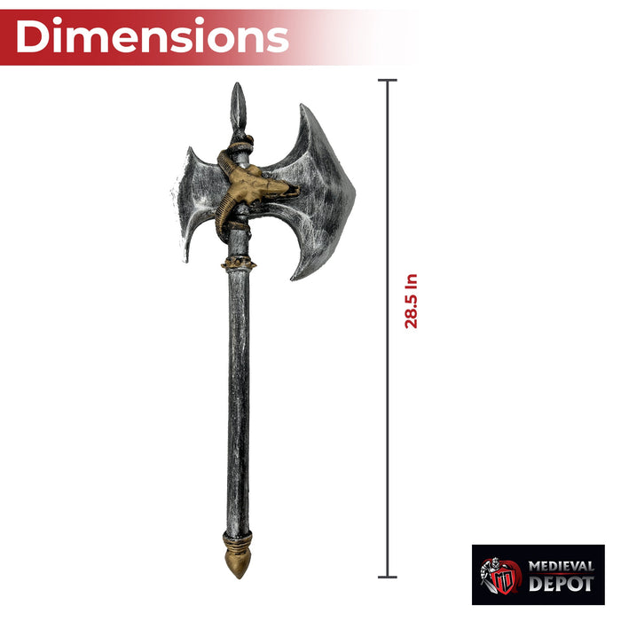 WOW Orc Inspired Double Headed Foam Battle Axe