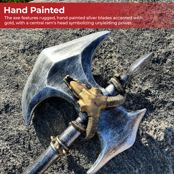 WOW Orc Inspired Double Headed Foam Battle Axe