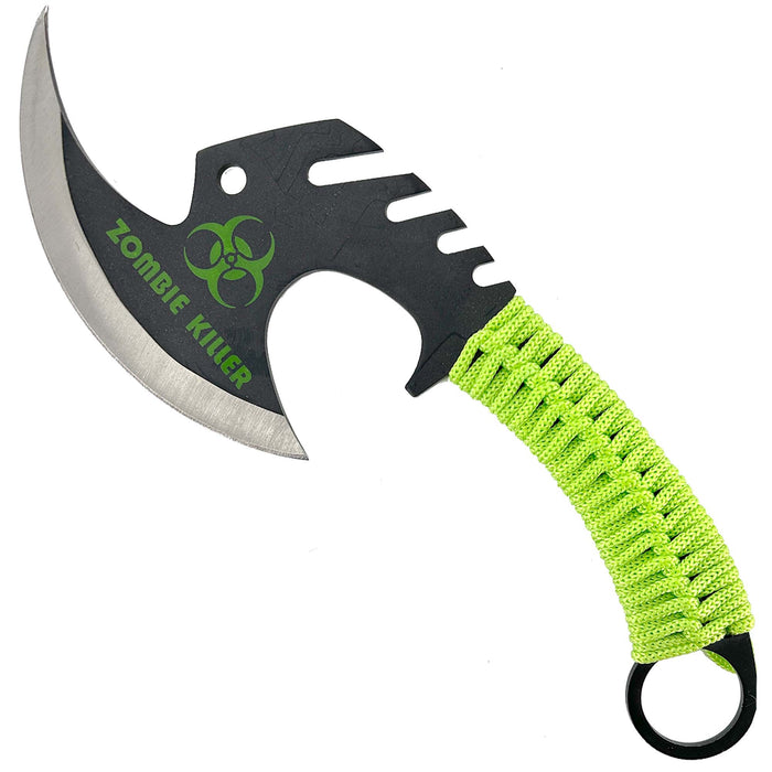 Zed Skullsplitter Throwing Axe - Green