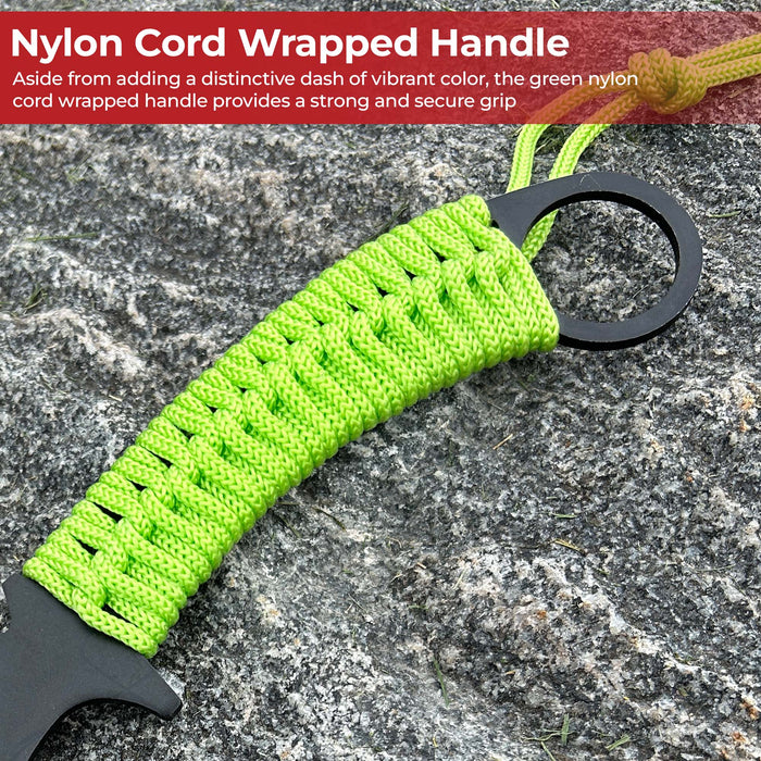 Zed Skullsplitter Throwing Axe - Green