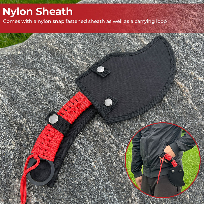 Zed Skullsplitter Throwing Axe - Red