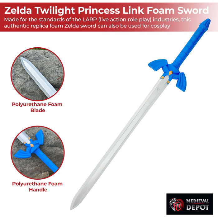 Zelda Twilight Princess Link Foam Sword