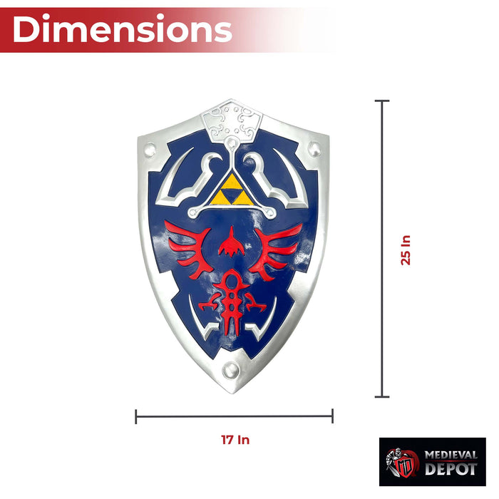 Zelda Hylian Link Triforce Shield
