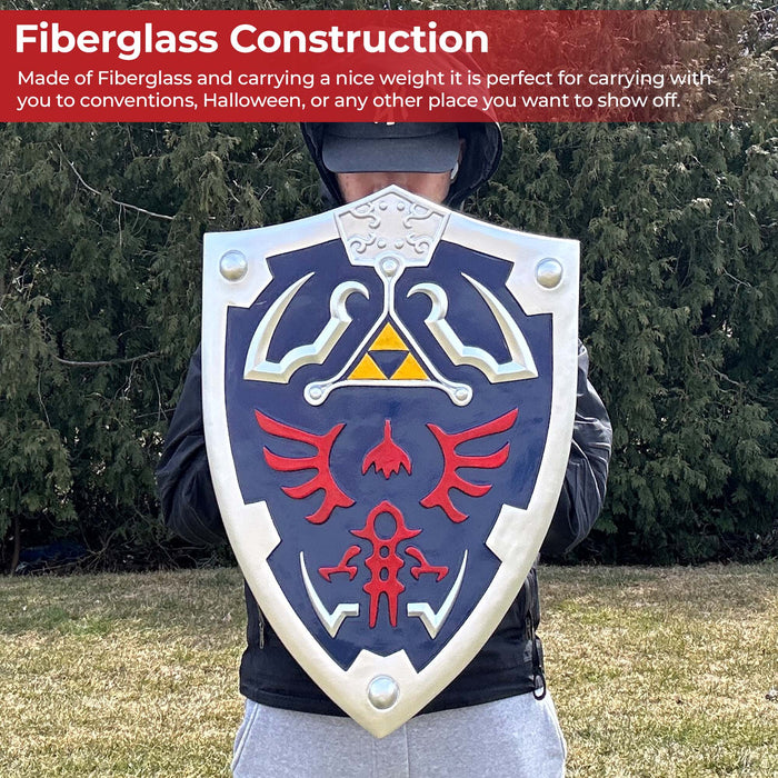 Zelda Hylian Link Triforce Shield