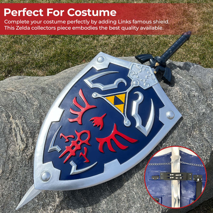 Zelda Hylian Link Triforce Shield