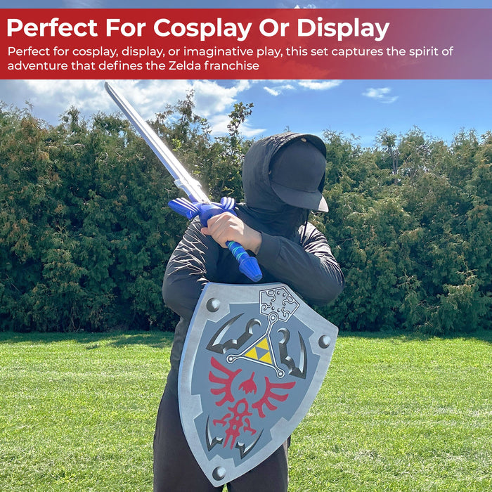 Zelda Link Master Sword and Hylian Shield Foam Set