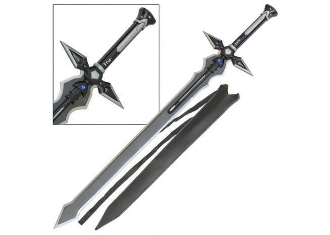 SAO Black Dark Repulser Sword of Kirito - Medieval Depot