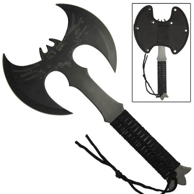Legendary Dark Wing Bat Throwing Axe - Medieval Depot