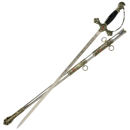 Chronicle of Chivalry Templar Knights Ornate Sword