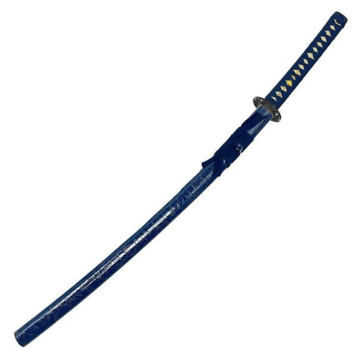 Frost Bloom Porcelain Blue Hand Forged Katana