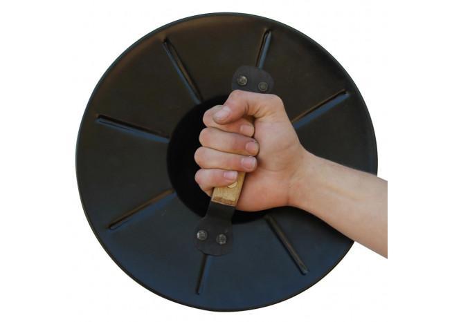 Polished Medieval Fluted Buckler Shield - Medieval Depot