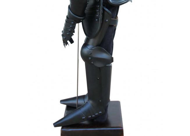 Medieval Mini Black Knight 14th Century Statute - Medieval Depot