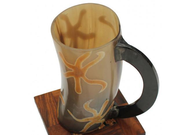 Earth Essence Drinking Horn Beer Mug - Medieval Depot