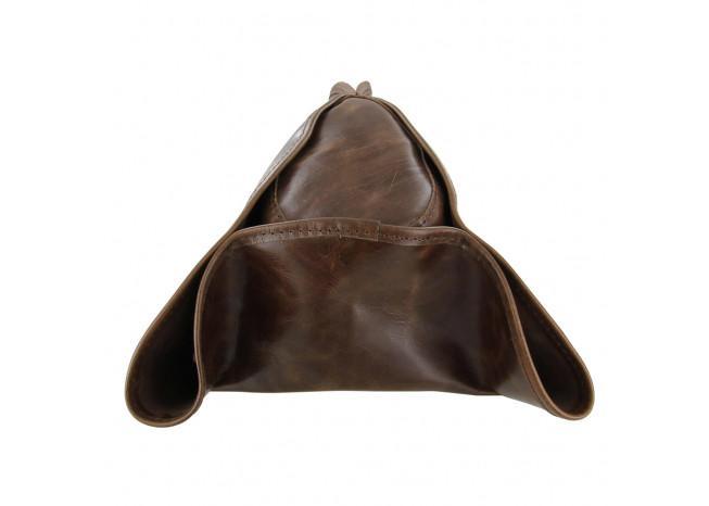 Real Leather Handmade Tricorn Pirate Hat - Medieval Depot